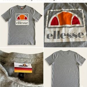 Ellesse Gray T-Shirt with Logo